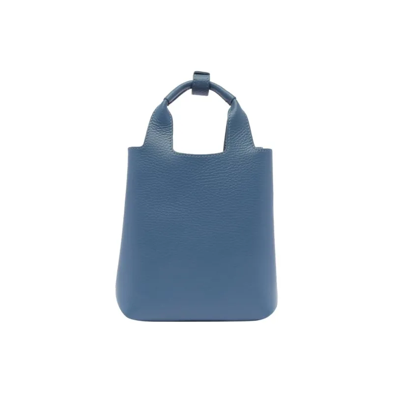 HOGAN Logo Embossed H Bag Mini Shopping Bag-2