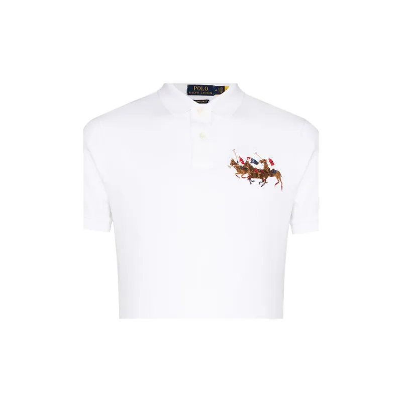 Polo Ralph Lauren Triple Pony Cotton Polo Shirt-4