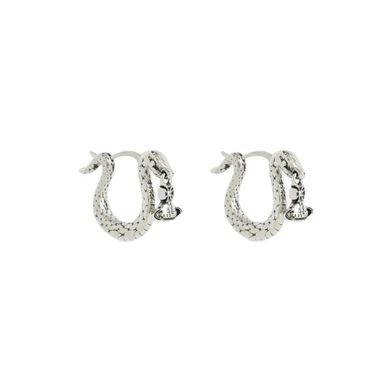 Vivienne Westwood Brass Earrings Women's Silver-0