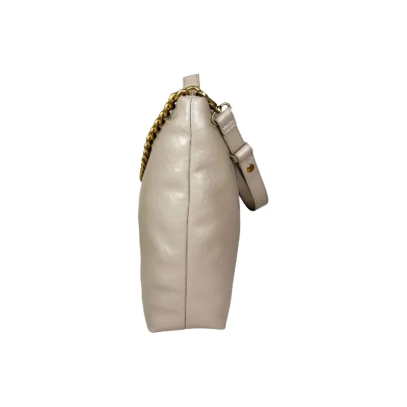 LIU·JO Artificial Leather Shoulder Bag Women's Dark Sand-1