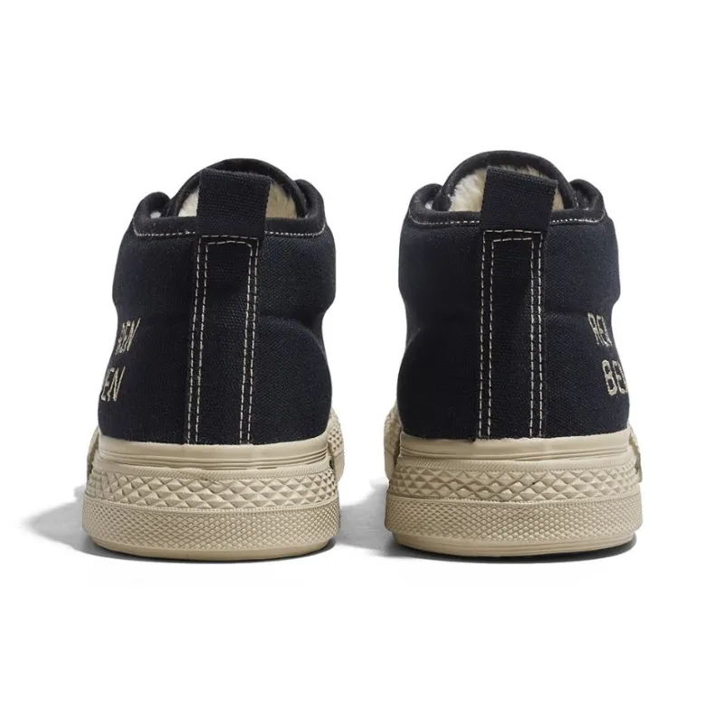 RENBEN Durable Warm High-Top Canvas Shoes Women's-9