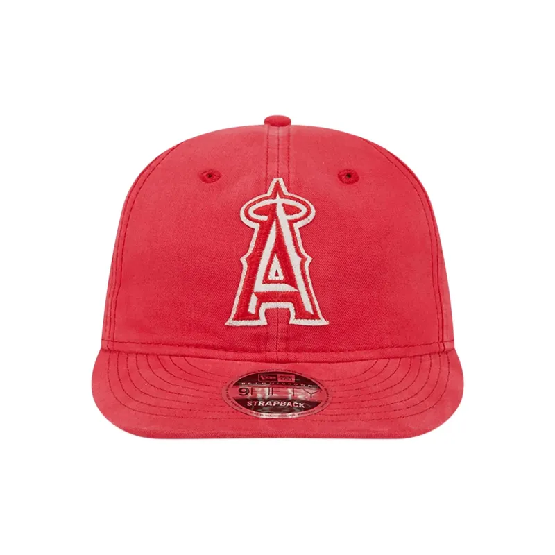 New Era 100% Cotton, Canvas Felt Baseball Caps Unisex Red-1