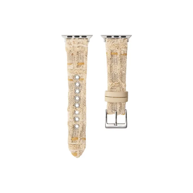 IKYOU Watch Band Apple Compatibility Plush Material-8