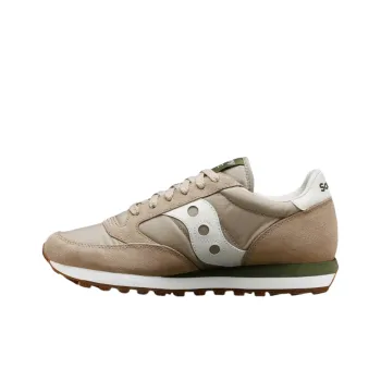 Saucony Jazz Original Anti Slip Wear Resistant Low Top Casual Running Shoes Men's Light Umber