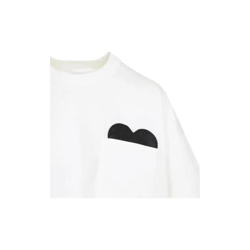 Bottega Veneta Heart Detailed Cropped T Shirt-5