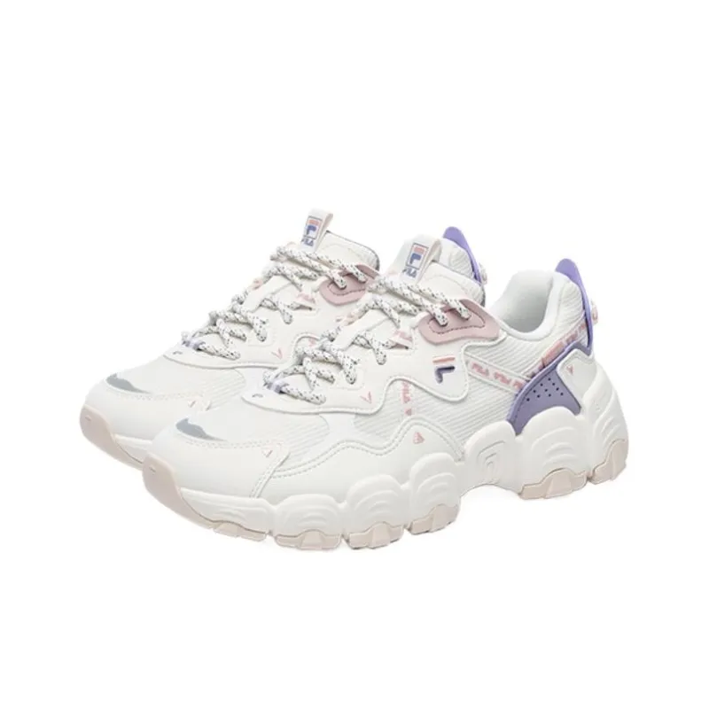 FILA Heritage-FHT Wear-Resistant High-Top Casual Shoes Women's White-1