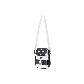 Converse Polyester Shoulder Bag Crossbody Bag Regular Unisex Black White
