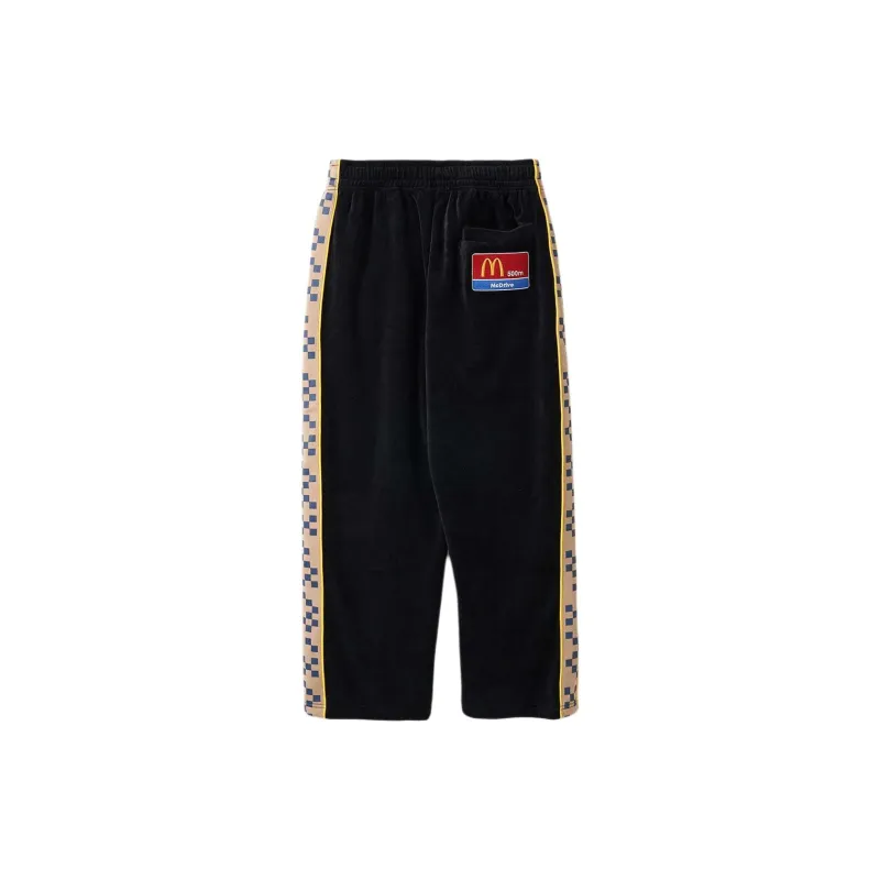 McDonald's Graniph Collaboration Knitted Sweatpants Unisex Black-1