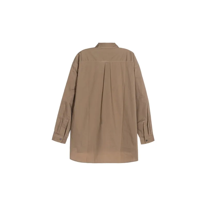 And Wander FW24 Shirt Men's Khaki-1