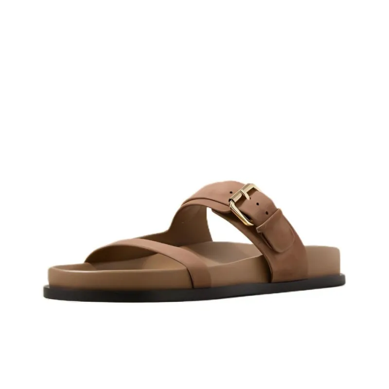 A.EMERY Slide Slippers Women's Brown-2
