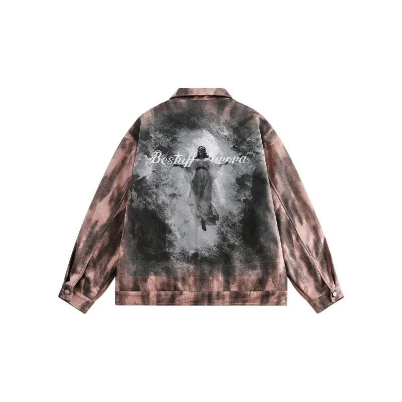 DOH STORE Jackets Unisex Dirty Pink-1