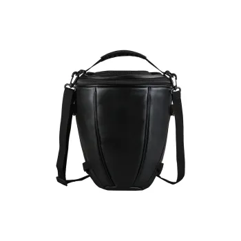 SUN ERATH&U PU Handbag Crossbody Bag Unisex Black Red