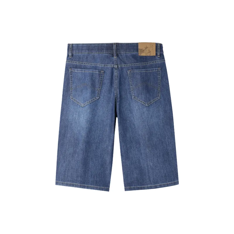 HLA Denim Shorts Men Blue Gray Denim Gradient Medium 10 Pieces-1