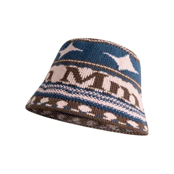 Mmlg 100% Cotton Bucket Hats Unisex Pink Blue/Beige Coffee/Black Gray