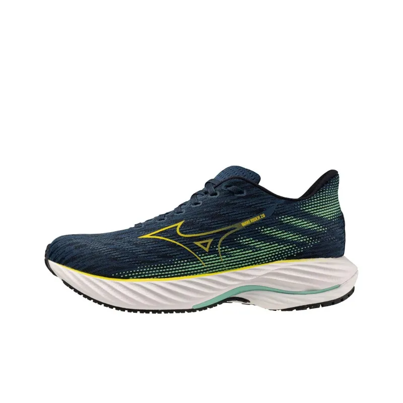 Wave Rider 28 Mizuno 'Navy Yellow'-0
