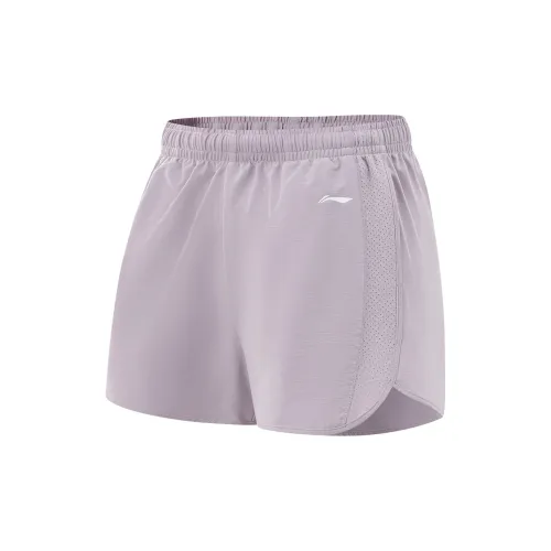 LiNing Fitness Series Sports Shorts Women's Smoky Purple