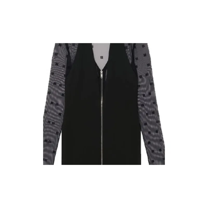 Givenchy Semi Sheer Mini Dress 'Black'-4