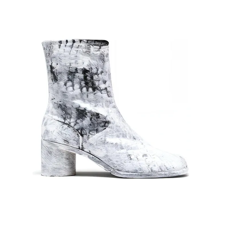 Maison Margiela Tabi Bianchetto Ankle Boots Men's White-1