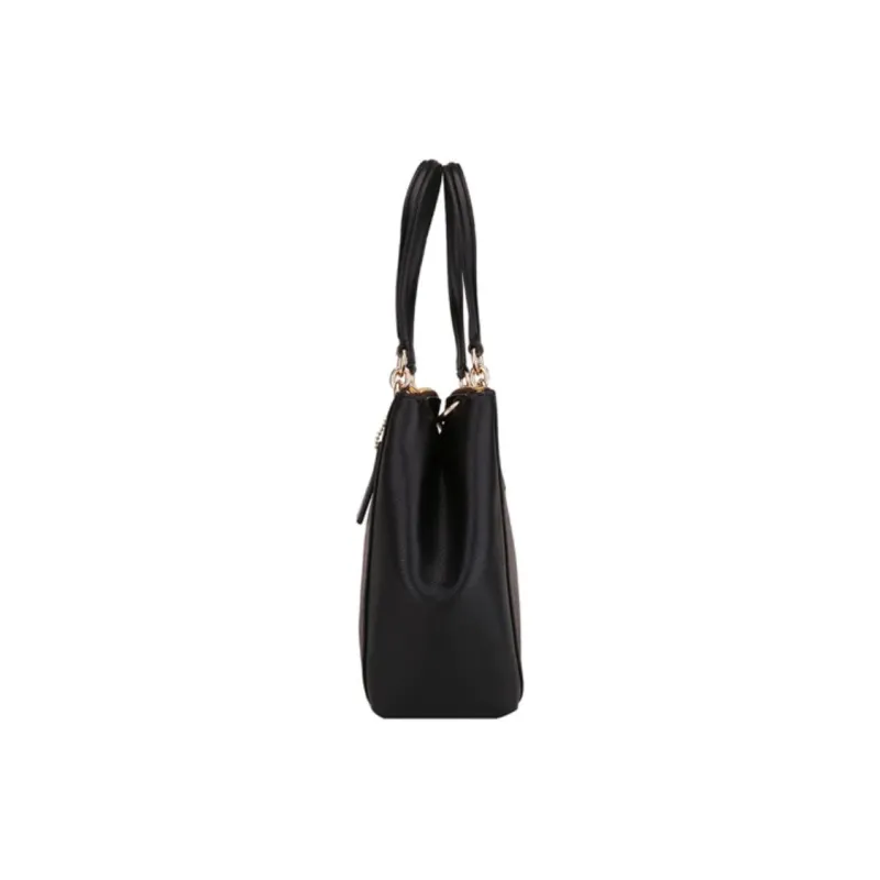 COACH Christie PVC With Skin Handbag Large Size Women's Dark Brown-2