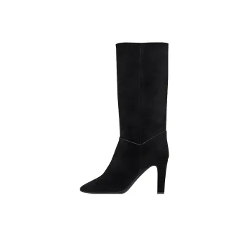 SAINT LAURENT Knee high Boots Women's Black