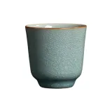 Ru Kiln Ice Flower Glaze Host Cup[Straight Body Style]