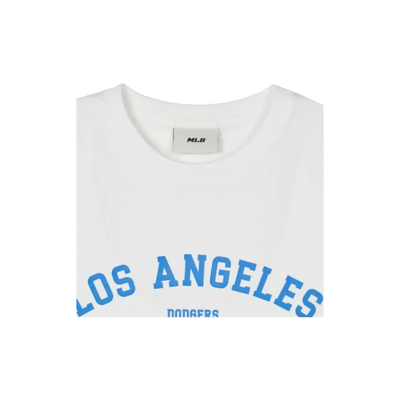 MLB Los Angeles Dodgers T Shirts Women's White-4