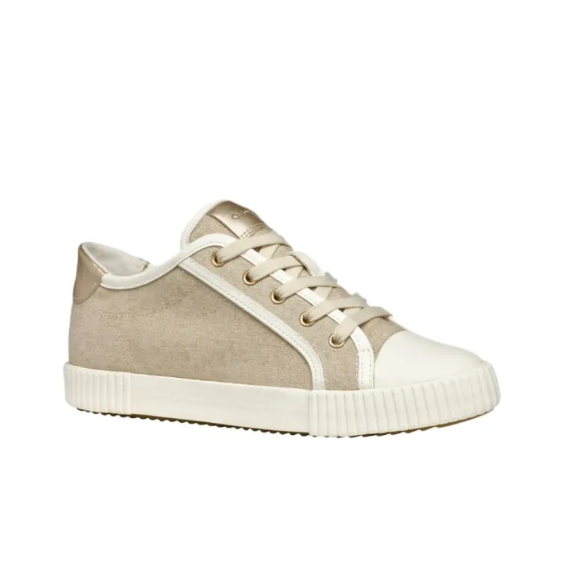 GEOX Blomiee Low-Top Skateboard Shoes Women's Beige-2
