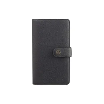 STEFANO RICCI Calfskin Wallet Men's Black