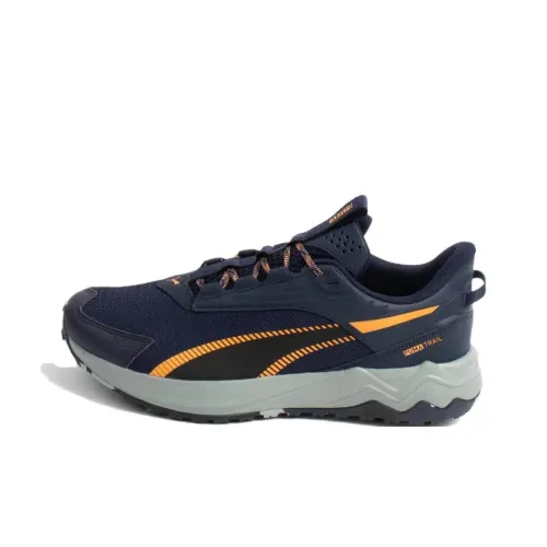 PUMA Extend Lite Trail Cushioning, Abrasion Resistant, Slip Resistant Low Top Casual Running Shoes Men's Marine Blue