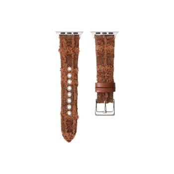 IKYOU Watch Band Apple Compatibility Plush Material