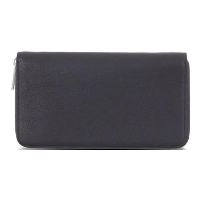 STEFANO RICCI Calfskin Wallet Men's Black-2