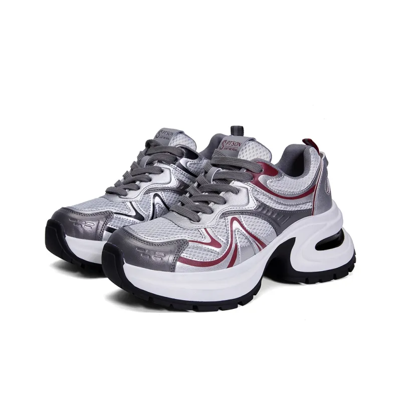 PT'SON Low Top Chunky Sneakers Women's-4