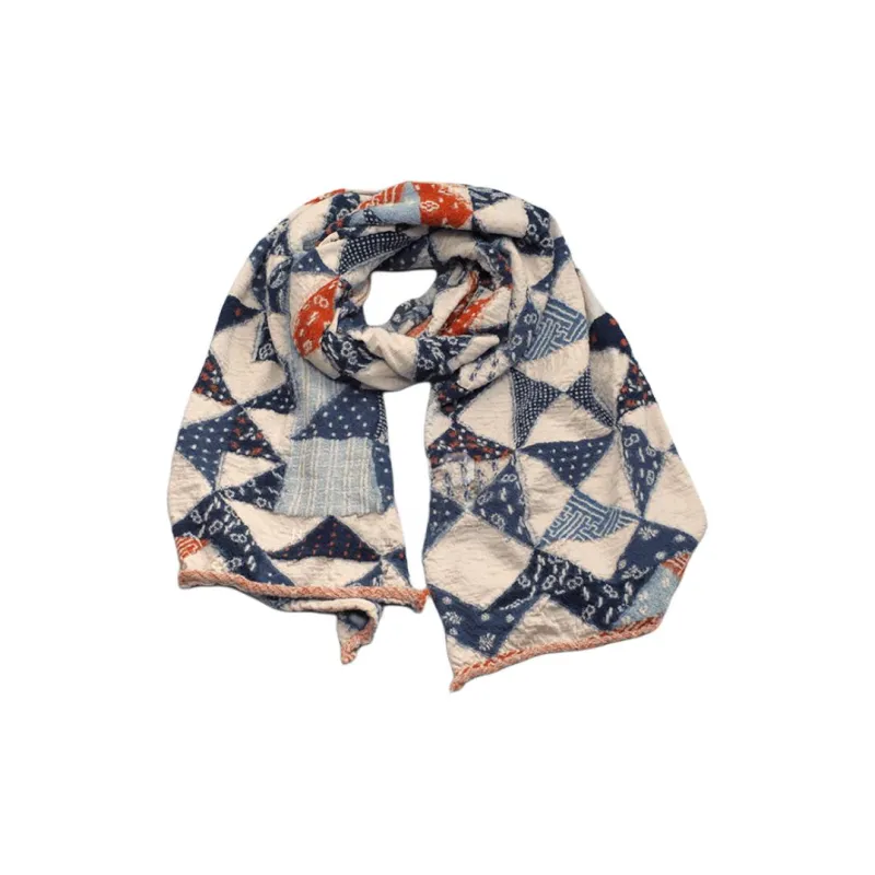 Nanamica Wool Polyester Fiber Cotton Knit Scarves Unisex Multicolor-1