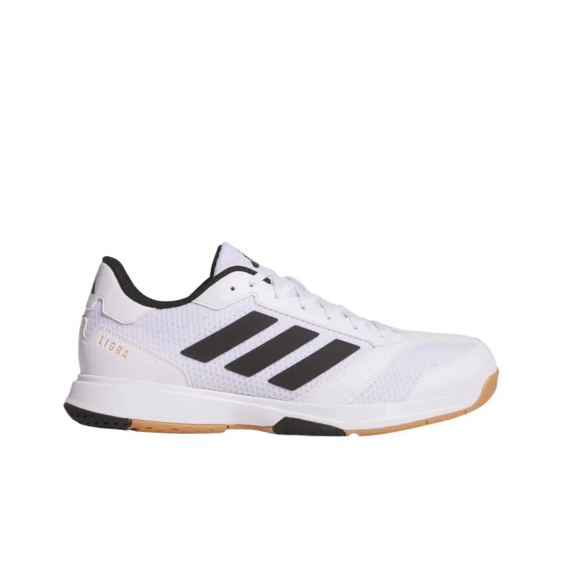 Adidas Ligra 8 Breathable Low Top Casual Shoes Men's White Black-1
