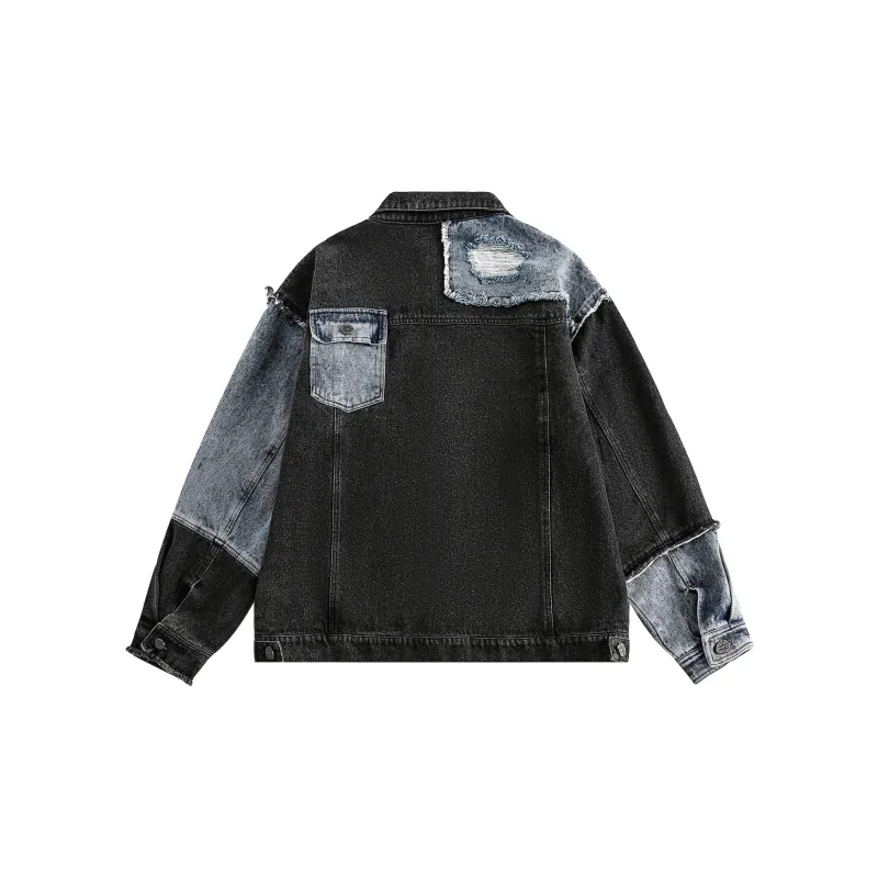ALang Studio Denim Jacket Unisex Residual Ink Blue-1