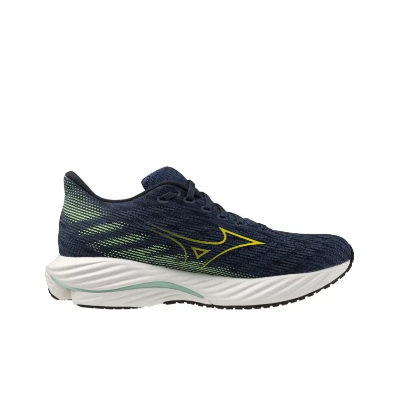 Wave Rider 28 Mizuno 'Navy Yellow'-1