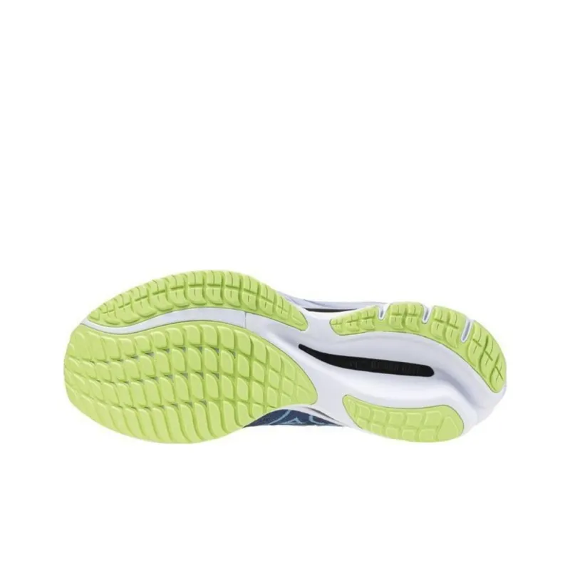 Mizuno Wave Rider 27 Ssw Super Wide 'Navy Lime'-1