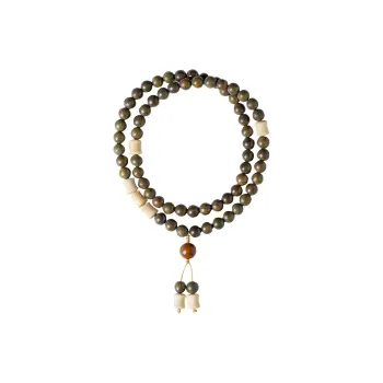 Blooming Petals Green Sandalwood Bracelets Unisex