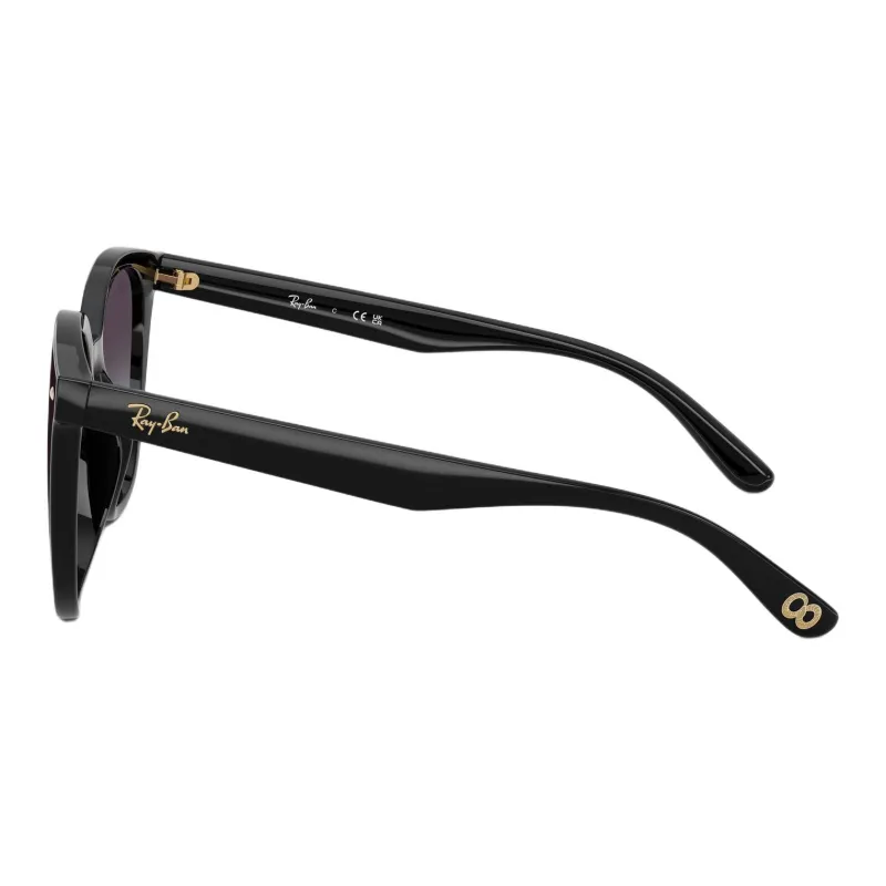 RayBan Injection Molded Square Sunglasses Unisex Black-2