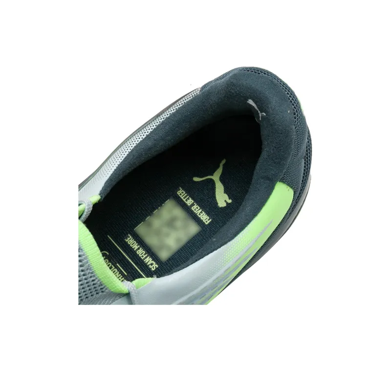 PUMA King Ultimate Anti Slip Wear Resistant Soccer Shoes Unisex White Gray-5