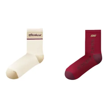 Skechers New Year Mid Calf Socks Women's 2 Pack