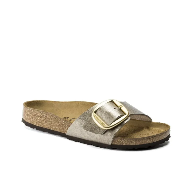 Birkenstock Madrid Big Buckle EVA Abrasion-Resistant Slide Slippers Women's Taupe Regular-1