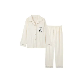Sleeping Beauty Pajama Set Women's Apricot
