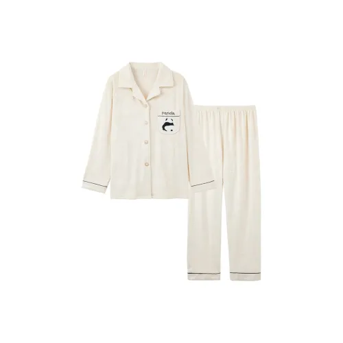 Sleeping Beauty Pajama Set Women's Apricot