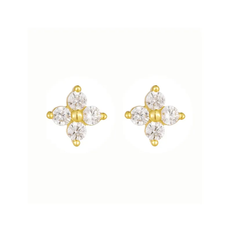 AIDO STUDIO S999 Fine Silver Stud Earrings Women's-5