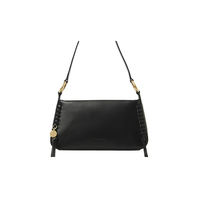 See By Chloe Tilda Smooth Cow Leather Baguette Bag Handbag, Shoulder Bag Women's Black-3