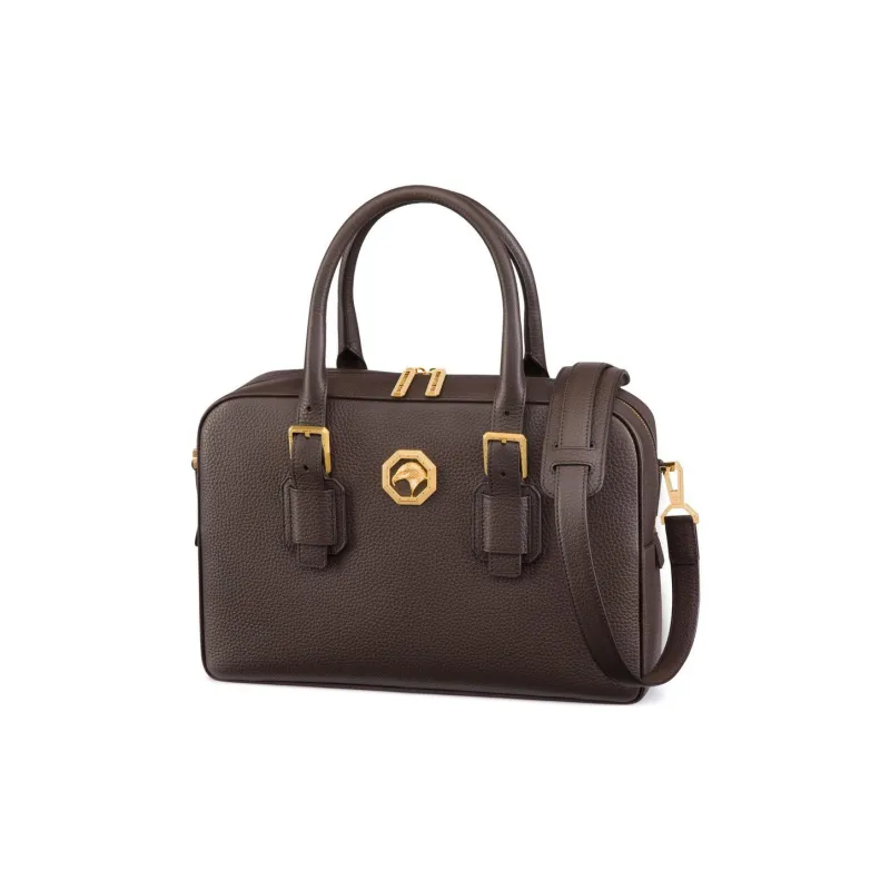 STEFANO RICCI Calfskin Briefcases Men's Russet-1