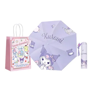 Sanrio Students Sunny And Rainy Dual Use UV Protection Sun Protection Compact Portable Sunshade Umbrella