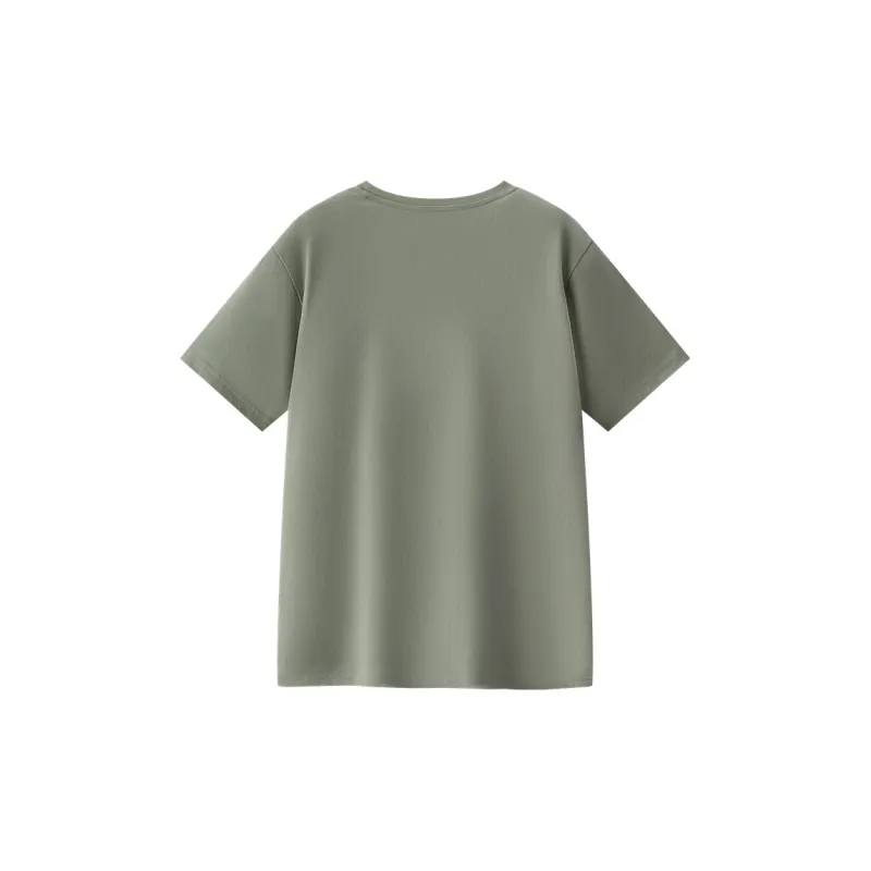 SEM/R Crew Neck 100% Cotton Drop Shoulder Short Sleeved T Shirts Men's-1