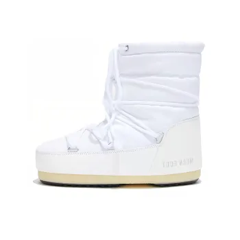 Moon Boot Round Toe Lace Up Ankle Boots Women's